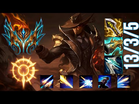 TOP 1 CHALLENGER Guides How to Play Lucian ADC & Carry + Best Build/Runes Season 12  Patch 12.21