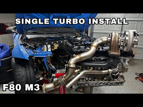 S55 Single Turbo Speedtech Kit Install BMW F8X M3/M4 Part 2