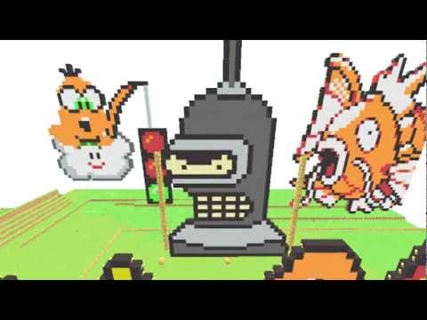 Pixel Art - Bender (Futurama)