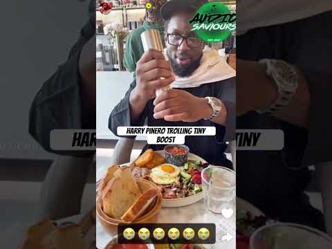 Harry Pinero Telling Tiny Boost It’s A Y To Twist Up The Salt Grinder #HarryPinero #TinyBoost