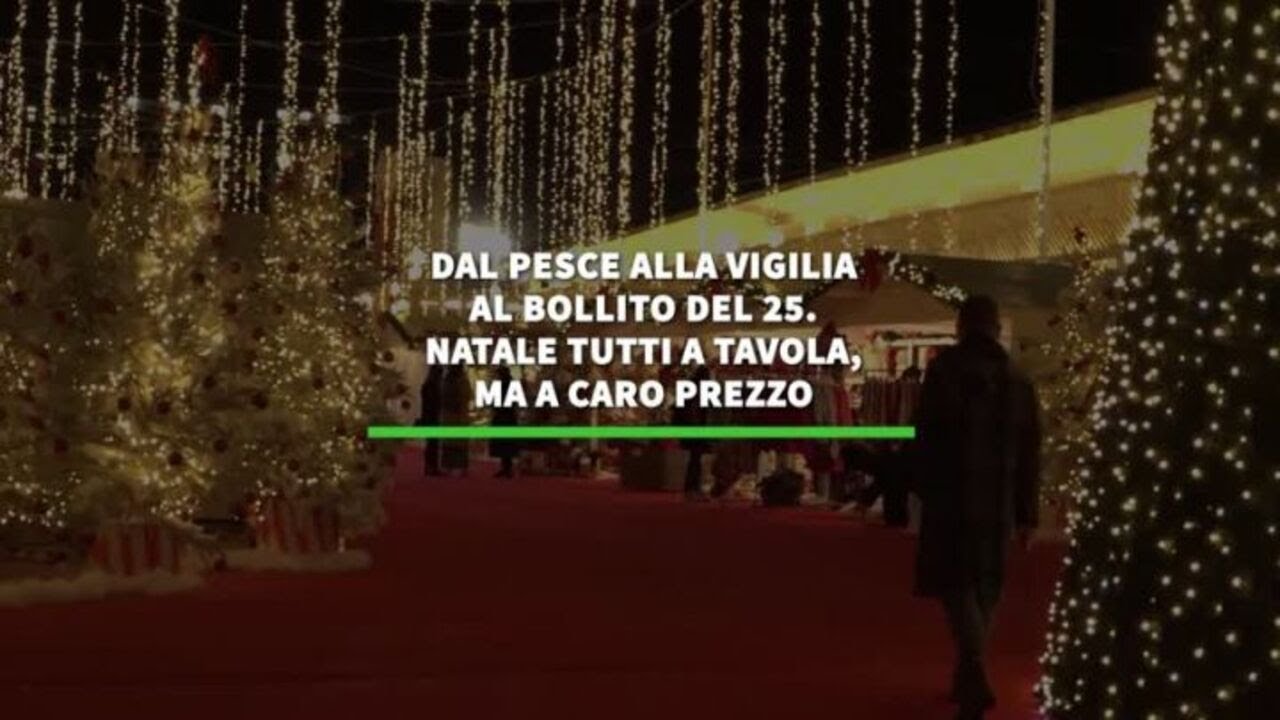 Dal pesce della vigilia al bollito del 25. A Natale tutti a tavola, ma a caro prezzo