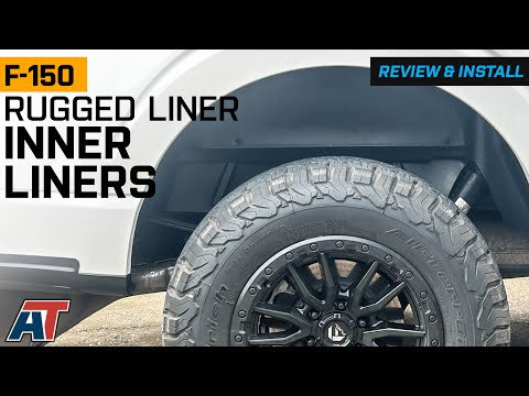 2021-2023 F-150 Rugged Liner Rear Wheel Well Inner Liners Review & Install