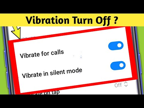 Mi Redmi ||  How To Disable Vibration in Xiaomi Mobile Phones 10 11 12 pro