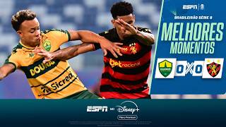 CUIABÁ E SPORT EMPATAM EM JOGO MOVIMENTADO NA ESTREIA DA SÉRIE B | MELHORES MOMENTOS