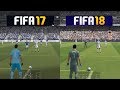 PS3 Fifa 17 VS Fifa 18 Comparison Comparativa