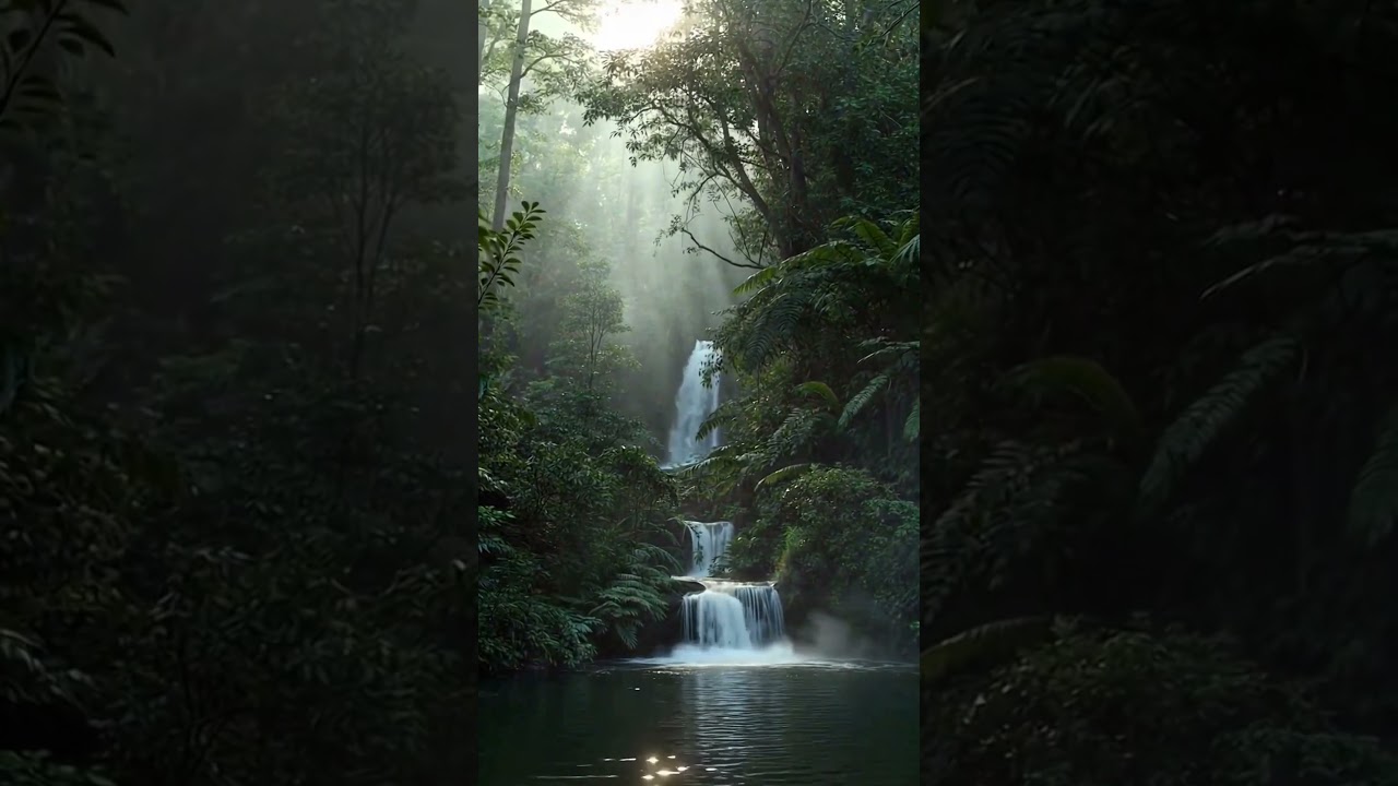 Take a Deep Breath 🌿 Nature Will Reset You #nature #waterfall