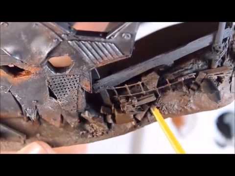 How to Make: Ork Barricade Part 4, Painting Metal, Ground and Rubbish