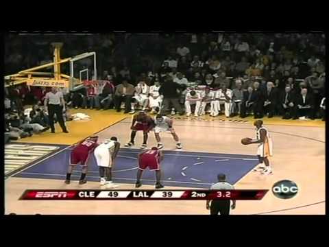 Lebron James 41 pts,9 reb vs Kobe Bryant 33 pts,12 reb, season 07/08 cavs vs lakers