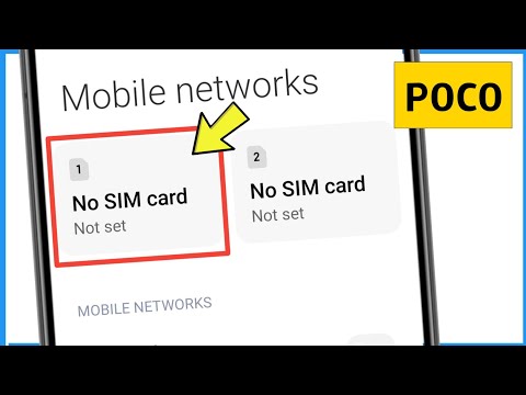 Poco Mobile No Sim Card Problem | Poco Phone Sim Not Working