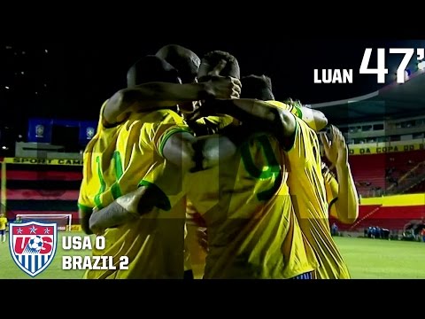 U-23 MNT vs. Brazil: Luan Goal - Nov. 11, 2015