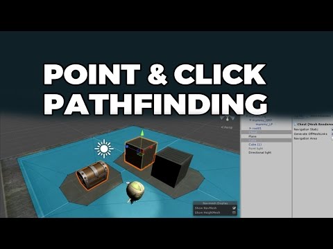UNITY5 - 3D - Point and Click Steuerung - [02] WayPoints / Pathfinding KI/AI - 2017 - Deutsch/German