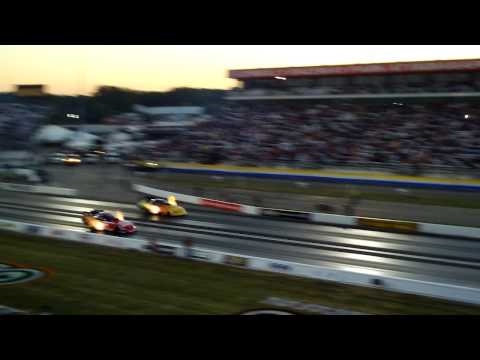 Funny Cars under the lights. US Nationals 2010