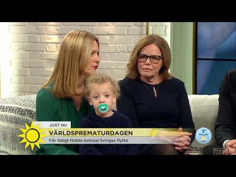 Ruben, 3, föddes för tidigt – "hade tur som fick bra vård" - Nyhetsmorgon (TV4)
