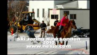 preview picture of video 'Ski Joring New London NH 2010'