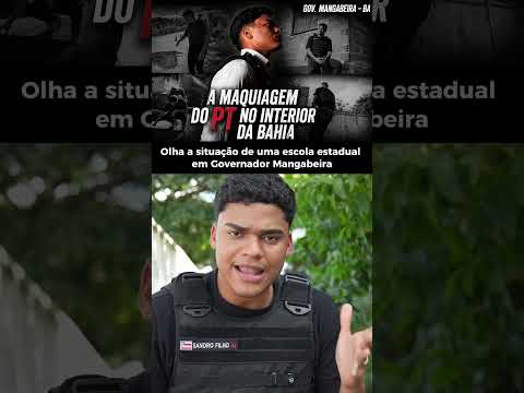 Olha a situação de uma escola estadual em Governador Mangabeira