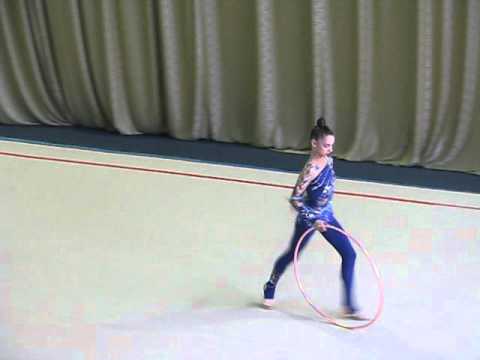 Александра Яремчук, 2002,обруч, Спартакиада Днепропетровской области