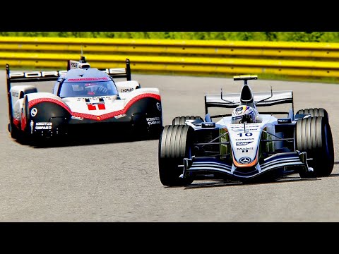 McLaren F1 2005 vs Porsche 919 EVO - Old Monza