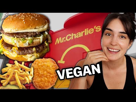 I Tried The Viral Vegan McDonalds (Mr. Charlie's)