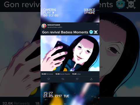 Imagine this kind of power in the wrong hands 🗿🔥|| Gon Aura 💯  || #hxh #shorts #explore #fyp