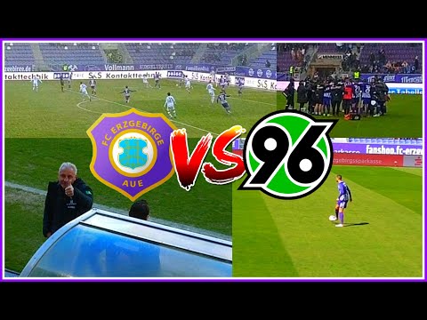 Der Abstieg!? FC Erzgebirge Aue vs. Hannover 96 1:3 STADIONVLOG🔥
