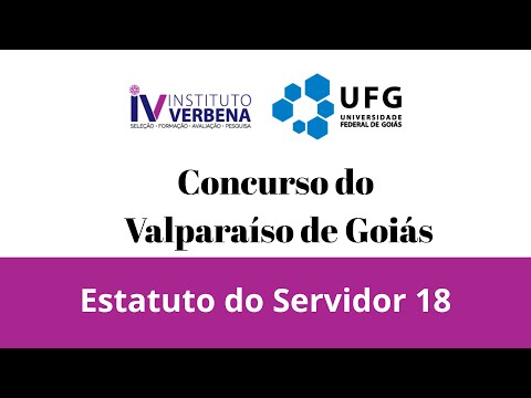 Estatuto do Servidor Público de Valparaíso de Goiás - Artigos 98 a 112