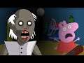 Granny VS Peppa, ep 01, Granny angry with Peppa Pig and George in a Funny Horror Story!