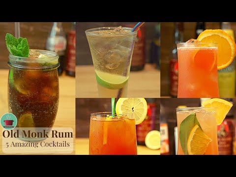 5 AMAZING OLD MONK RUM COCKTAILS II The iconic Indian Old Monk Rum.