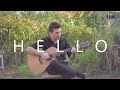 Hello - Adele (fingerstyle guitar cover by Peter ...