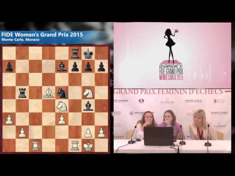 Round 8 Muzychuk Anna (UKR) 1/2 - 1/2 Stefanova Antoaneta (BUL)