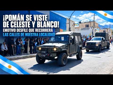 ¡POMÁN SE VISTE DE CELESTE Y BLANCO! - EJERCITO ARGENTINO