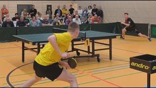 Von Doppelpartnern beim WTT Feeder zu Gegnern in der Liga |  K.Fadeev(2329TTR) : B.Oehme(2321TTR)