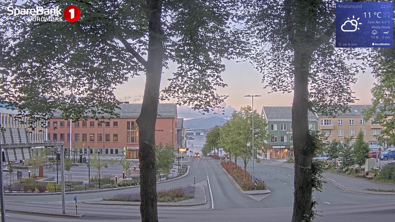 Live webcam view of Plaza Kongens Plass