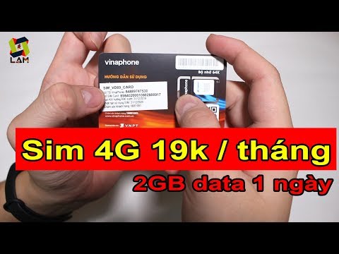 Chiếc sim 4G ai cũng nên mua! 2GB 1 ngày trọn gói 1 năm (Gói VD89) - MUA HÀNG ONLINE