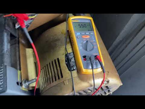 Using the FLUKE 1507 to Identify a bad motor.