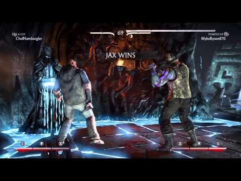 MKX  casuals Jax vs Johnny Cage