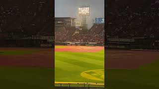 雨天中止決定後のパフォーマンス② #イーグルス #楽天 @楽天モバイル最強パーク宮城
