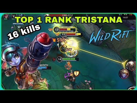 TOP 1 RANK TRISTANA BUILD IS TERRIFYING IN MID LANE  - 50K DAMAGED PATCH 4.3B