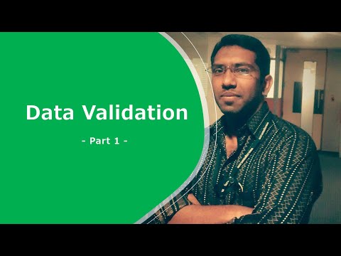 Arivilm - Excel - Tutorial - Data Validation Part 1