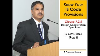 IS 1893-2016 (Part I): Clause 7.2.5 Design Acceleration Spectrum