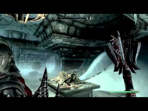 118. Let's Play Skyrim (The Elder Scrolls V Orc Gameplay) - Alftand Glacial Ruins
