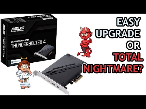 ASUS ThunderboltEX 4 Thunderbolt USB 4 Expansion Card Installation