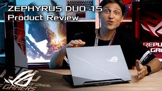Video 4 of Product ASUS Zephyrus Duo 15 GX550 Dual-Screen Gaming Laptop