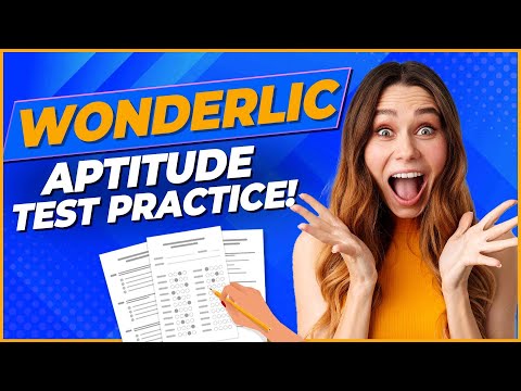 WONDERLIC PRACTICE TEST QUESTIONS AND ANSWERS (How to PASS the Wonderlic Test!)