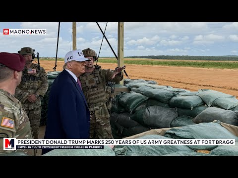 🇺🇸 President Trump Observes US Army’s Cutting-Edge Power at Fort Bragg Military Base