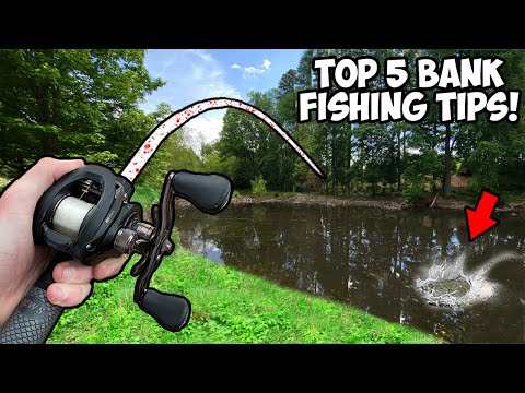 How to catch 10X more bass while BANK FISHING! (TOP 5 BANK FISHING TIPS FOR BASS)