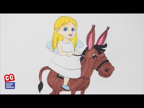 Mi Burrito Sabanero, Video Coloreable - Mundo Canticuentos