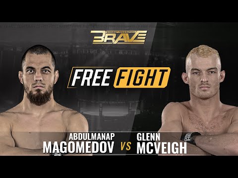 FREE MMA Fight | Glenn McVeigh vs  Abdulmanap Magomedov | BRAVE CF 50