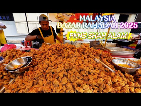 Bazar Ramadan PKNS Shah Alam 2025 | Bazaar Ramadhan | Malaysia Street Food | 2025集市斋戒月