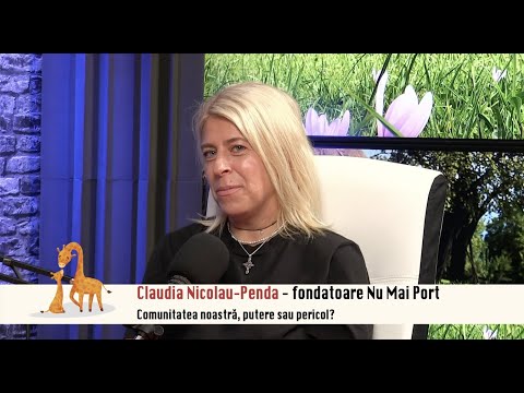 Comunitatea noastră, putere sau pericol? Claudia Nicolau-Penda, fondatoare NMP