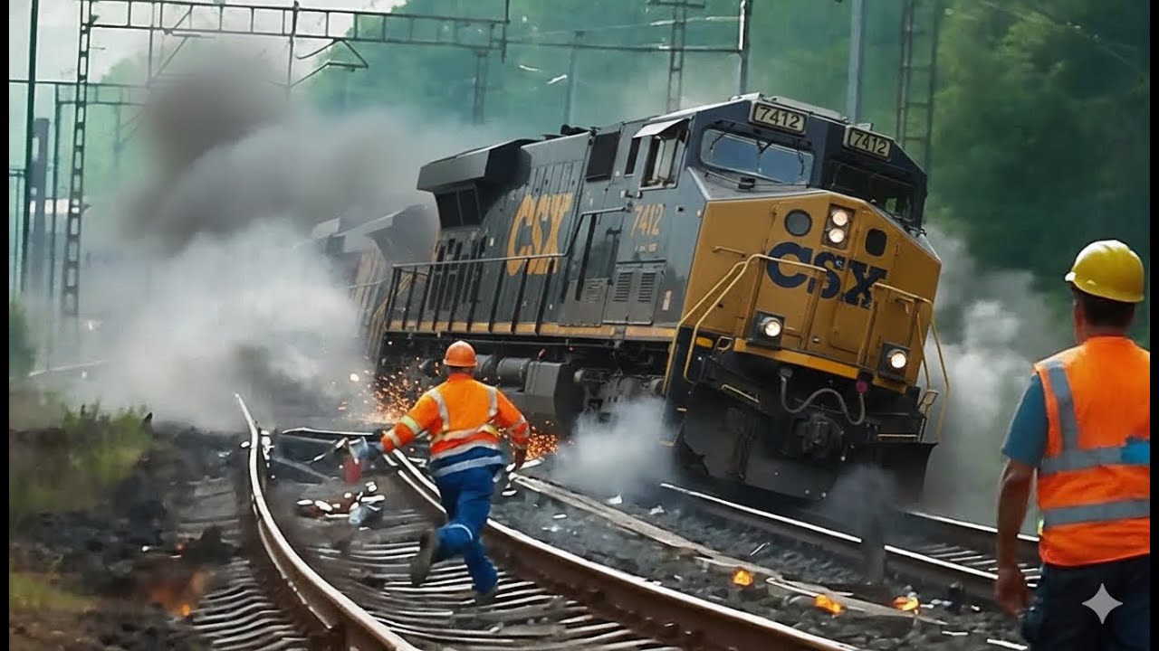 Most Dangerous Train Moments Caught on Camera
